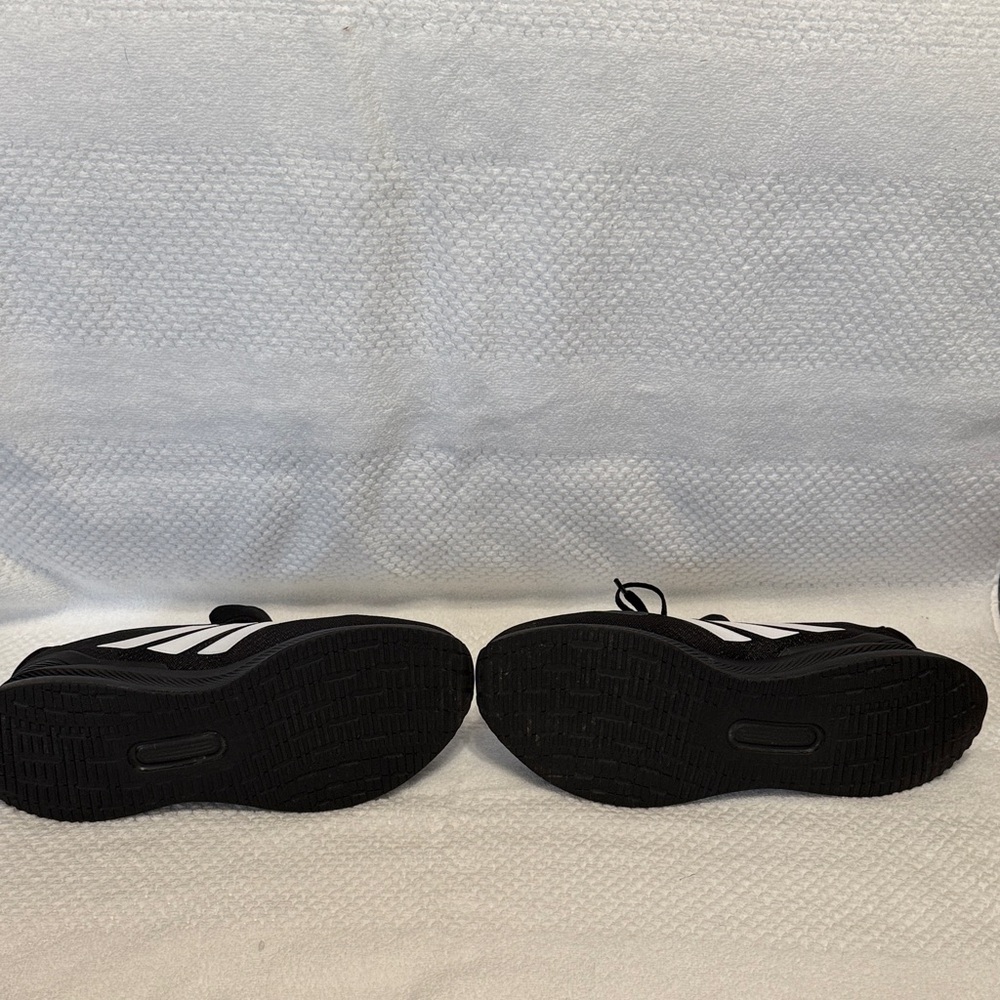Adidas Men's Black and White Athletic Sneakers - Picture 5 of 7
